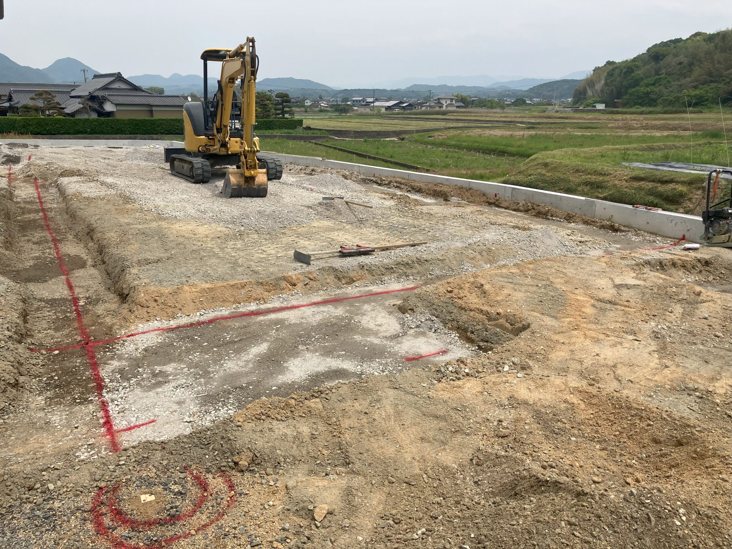 【日々のこと】基礎工事着工